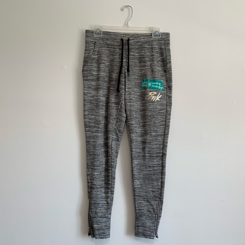Silver Blue PINK Joggers Sweatpants